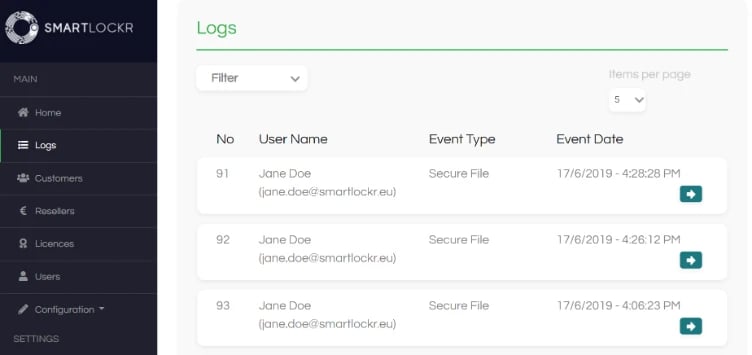 Logs-filter