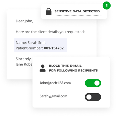 SmartLockr sensitive data detected