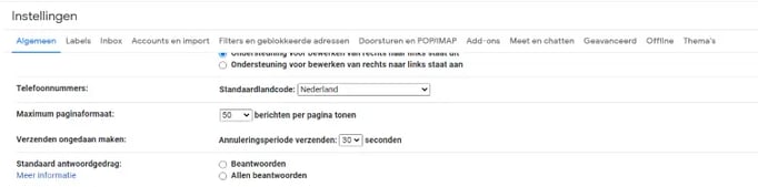 Verzonden e-mails terughalen in Gmail
