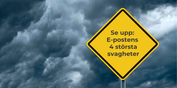 4 e-postsvagheter att se upp för