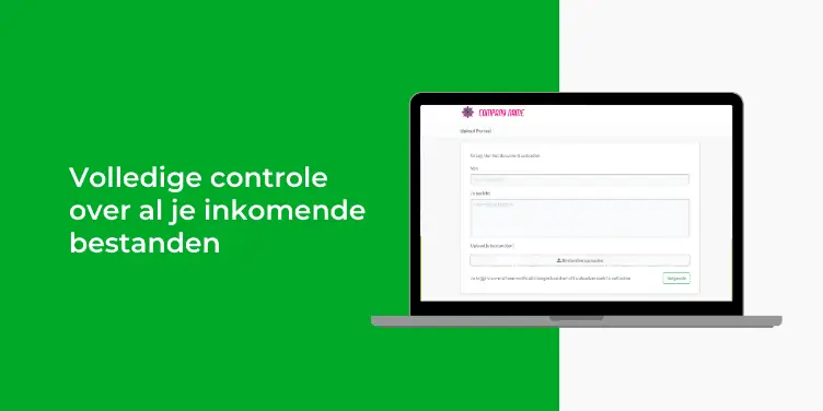Ontvang bestanden veilig en gemakkelijk met een uploadportaal