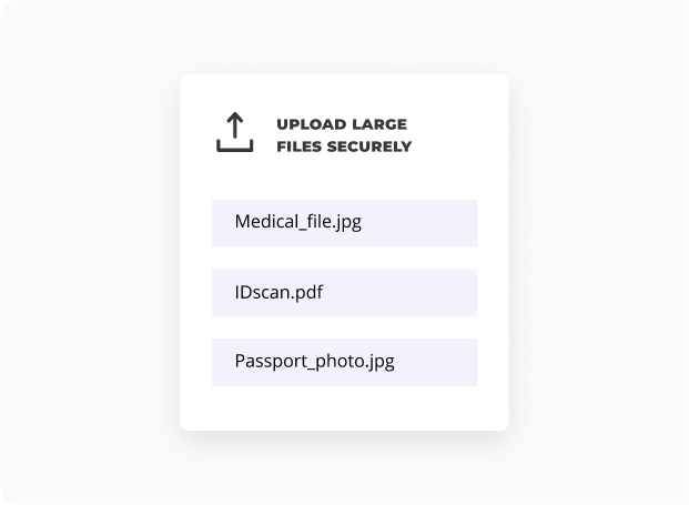 Exchange large files (TB) easily and safely