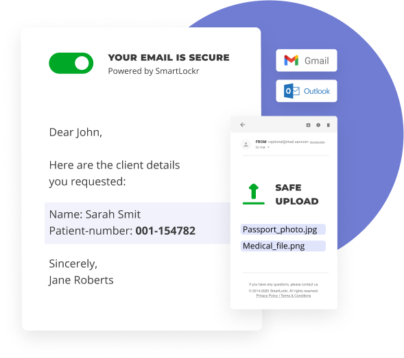 Smartlockr secure email